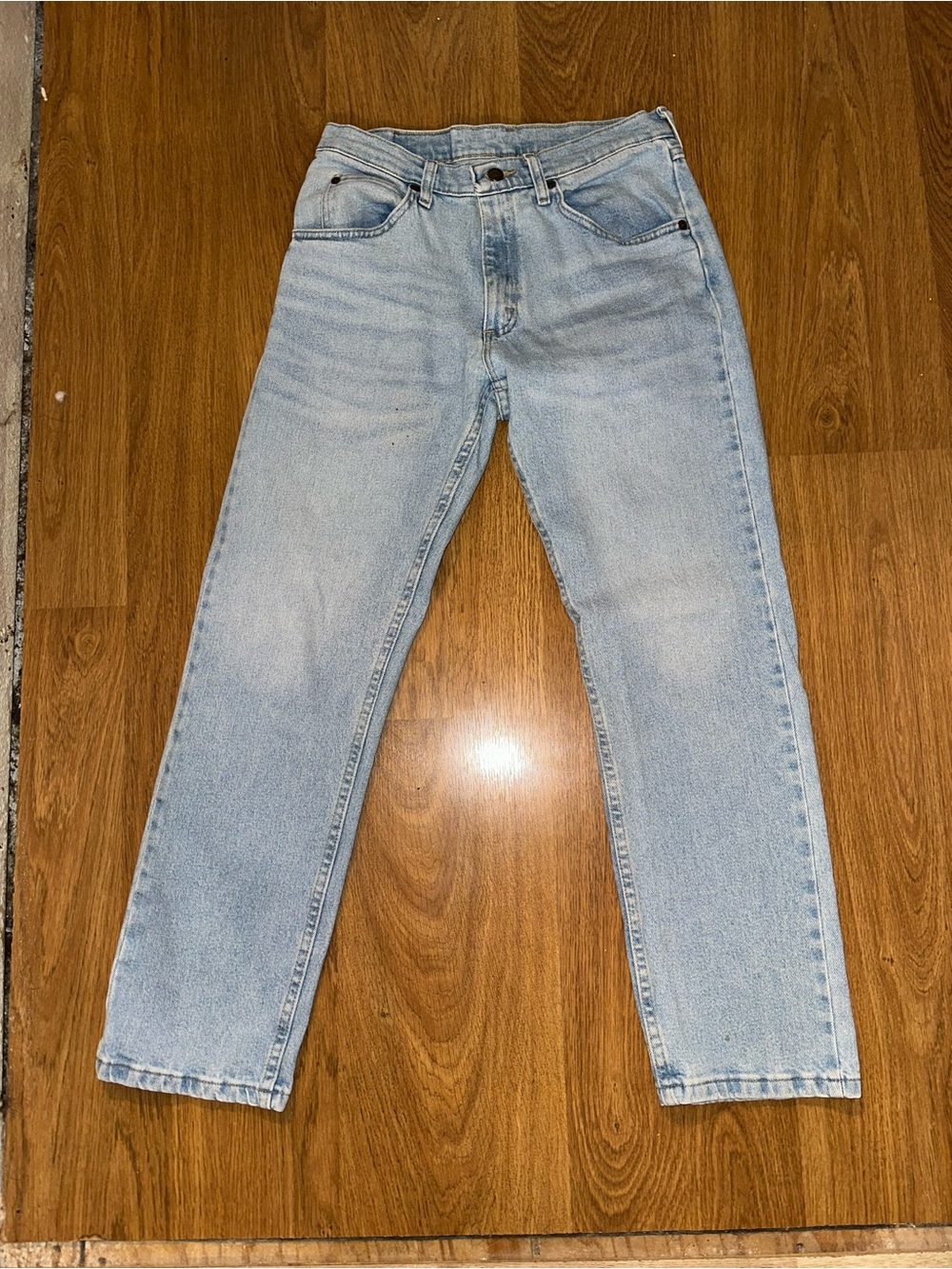 Wrangler Light Wash Men's Straight Jeans